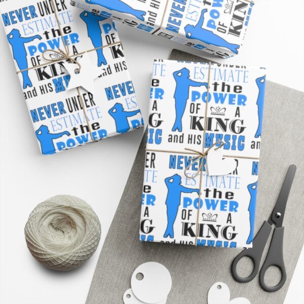 Gift Wrap Never Under Estimate the Power of a King and His Music Wrapping Paper