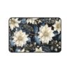 Blue Botanical Plant · Beige Desk Mat Aesthetic Desk Decor · Office Accessories · Cottagecore Desk Mat · Cute Desk Pad  ·  Floral Mousepad