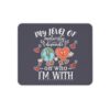 Earth Love and Hearts Mousepad