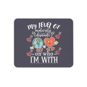 Earth Love and Hearts Mousepad