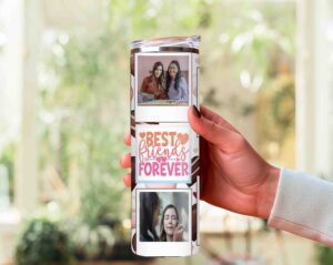 6 Photo Tumbler Template BFF Birthday Gift for Bestfriend Tumbler Digital Photo Collage