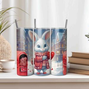 Bunny Rabbit Tumbler Wrap