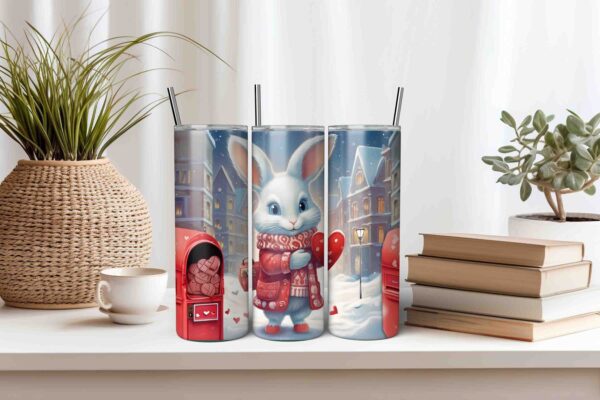 Bunny Rabbit Tumbler Wrap