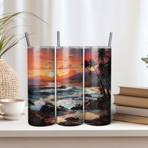 Beach Tumbler Wrap