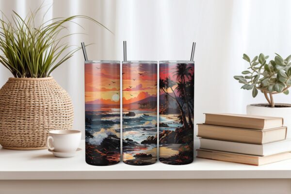 Beach Tumbler Wrap