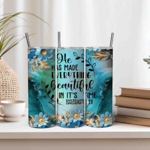 Bible Verse Sublimation Tumbler Wrap