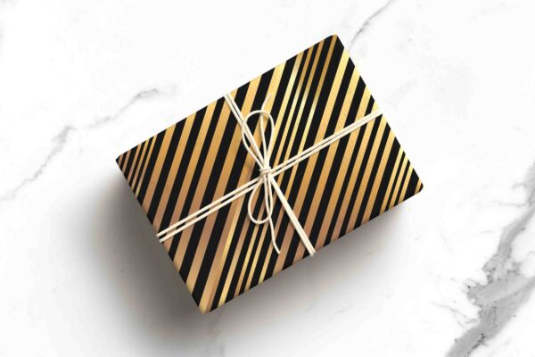 Black Gold Gift Wrap