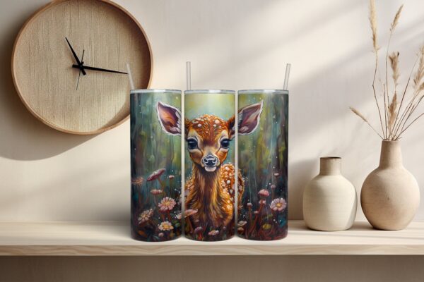 Baby Deer Tumbler Wrap