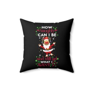 Dancing Santa Reindeer Pillow