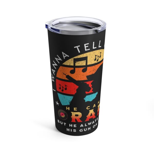 My Uncle Can't Rap Music Tumbler Cup | Iced Coffee Tumbler | 20oz Tumbler | Personalized Gift for Him