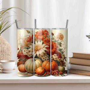 Pumpkin Tumbler Wrap