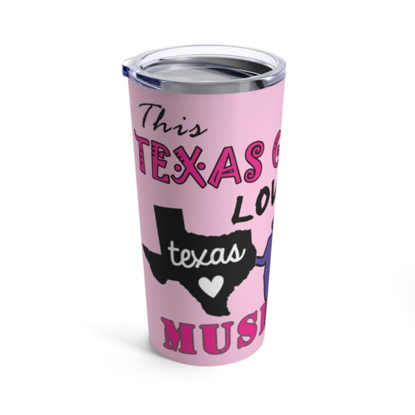 Texas Girl Tumbler | Personalized Tumbler Cup | Iced Coffee Tumbler | 20 oz Tumbler | Travel-Size Tumbler