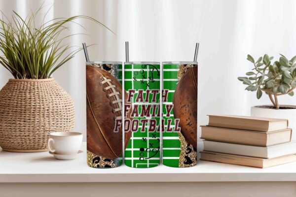 Tumbler with Football Gift for Coach