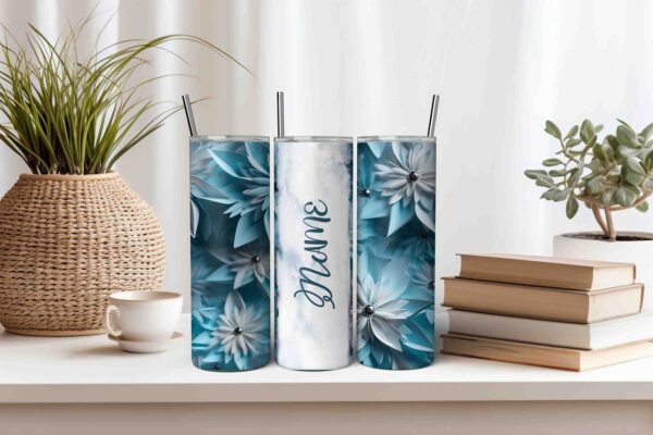 3D Winter Tumbler Design