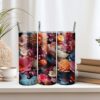 3D Floral Tumbler Wrap