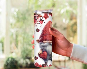 20oz Skinny Tumbler Sublimation Design