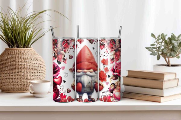 3D Gnome Tumbler Wrap