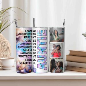 Aunt Photo Tumbler Wrap