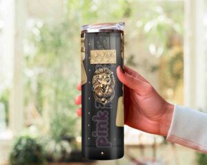 Purse Tumbler Wrap with Lion