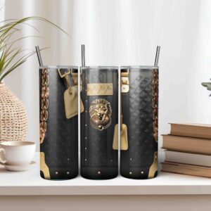 Black Travel Bag Tumbler Wrap