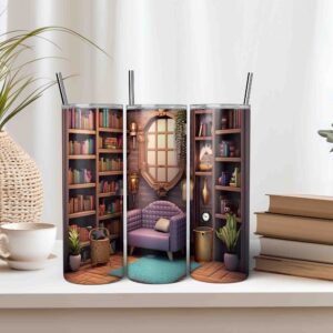 Bookshelf Tumbler Design