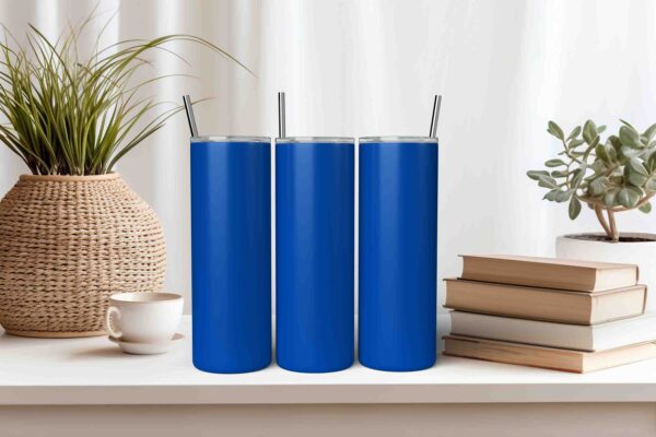 Cobalt Blue Tumbler Wrap SVG