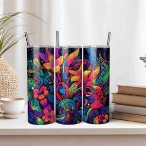 Colorful Flowers in Jungle Wrap