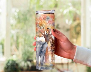 20oz Skinny Tumbler Sublimation Design