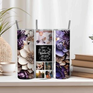 Family Photo Tumbler Template