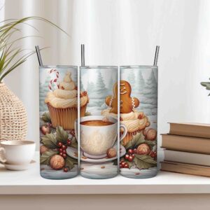 Gingerbread Cookies Tumbler Wrap