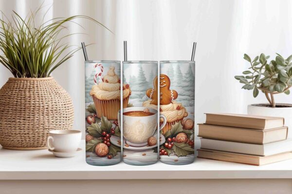 Gingerbread Cookies Tumbler Wrap