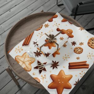 Eco-friendly Gingerbread Gift Wrapping Paper