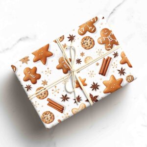 Gingerbread Man Gift Wrap