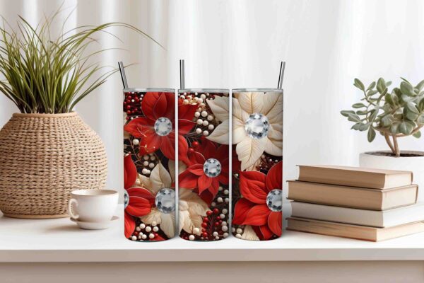 Holly Berry Tumbler Design