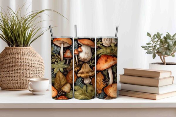 Mushroom Colony Tumbler Wrap