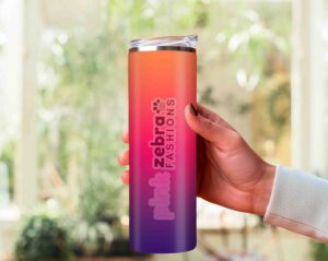 20 oz Skinny Tumbler Template Sublimation JPG PNG Tumbler Wrap SVG Purple Peach Pink Tumbler Gift Download