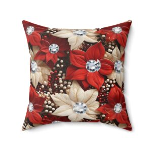 Poinsettia Pillow Case