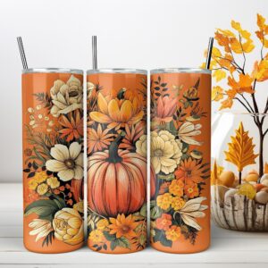 Pumpkin Tumbler Wrap