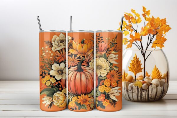 Pumpkin Tumbler Wrap