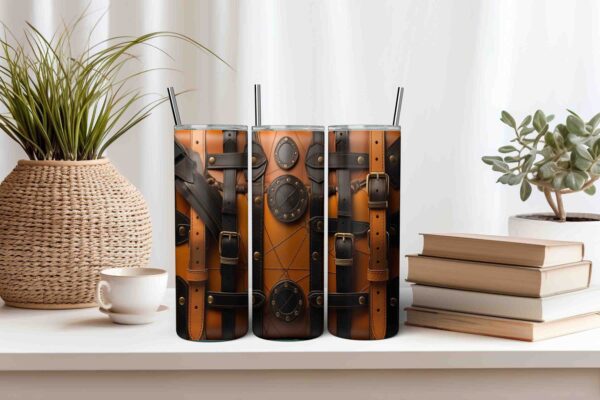 Rodeo Western Country Tumbler Wrap