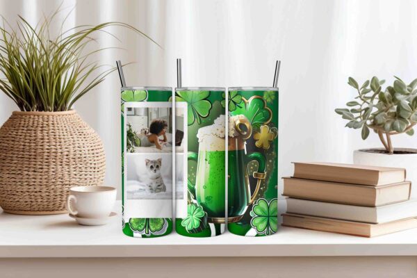 St.Patrick's Day Tumbler Wrap