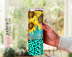 20oz Skinny Tumbler Template Sublimation