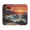 Tropical Sunrise Sunset Mousepad Beach Ocean Front Gift Idea